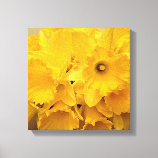 Bouquet van Daffodils Canvas Afdruk (Voorkant)