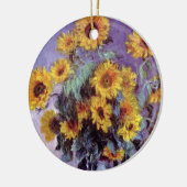 Bouquet van de Zonnebloem door Claude Monet,  Kuns Keramisch Ornament (Links)