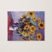 Bouquet van de Zonnebloem door Claude Monet,  Kuns Legpuzzel (Horizontaal)