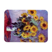 Bouquet van de Zonnebloem door Claude Monet,  Kuns Magneet (Horizontaal)