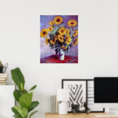 Bouquet van de Zonnebloem door Claude Monet, Kuns Poster (Thuiskantoor)