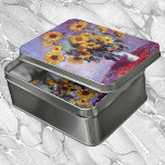 Bouquet van de Zonnebloem door Claude Monet,  Kuns Puzzel<br><div class="desc">Bouquet of Sunflower (1881) van Claude Monet is een impressionistisch schilderij met mooie kunstflorale stille levenden. Gele bloeiende bloemen uit de tuin. Een bouquet van de zonnebloem van het zomerseizoen in een vaas. Over de kunstenaar: Claude Monet (1840-1926) was een oprichter van de Franse impressionistische schilderbeweging, waarbij de meeste schilderijen...</div>