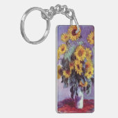 Bouquet van de Zonnebloem door Claude Monet,  Kuns Sleutelhanger (Voorkant Links)