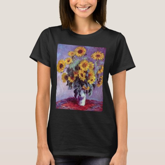 Bouquet van de Zonnebloem door Claude Monet,  Kuns T-shirt (Voorkant)