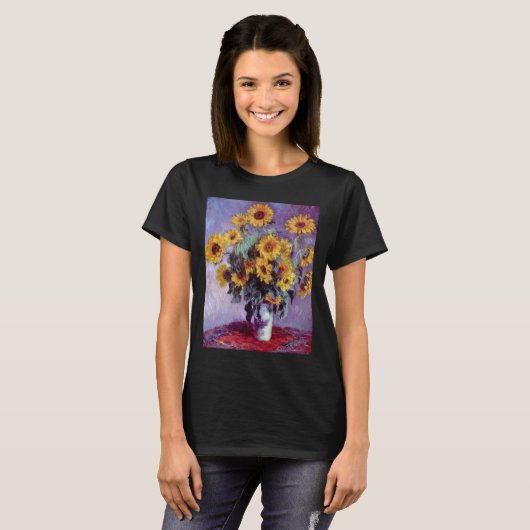 Bouquet van de Zonnebloem door Claude Monet,  Kuns T-shirt (Voorkant volledig)