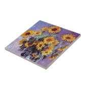 Bouquet van de Zonnebloem door Claude Monet, Kuns Tegeltje (Zijkant)