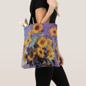 Bouquet van de Zonnebloem door Claude Monet,  Kuns Tote Bag (Dichtbij)