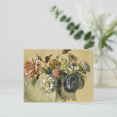 Bouquet van Flowers door het Briefkaart Eugene Del (Staand voorkant)
