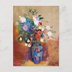 Bouquet van Flowers door Odilon Redon Briefkaart