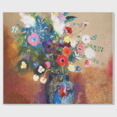  Bouquet van Flowers door Odilon Redon Cadeaupapier (Vlak)
