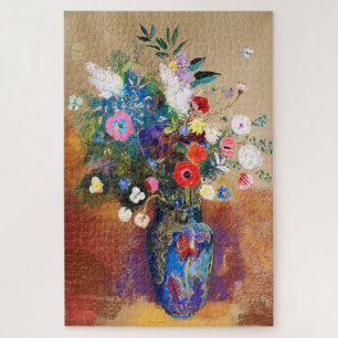 Bouquet van Flowers door Odilon Redon Legpuzzel