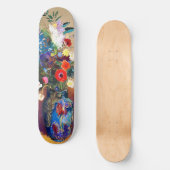  Bouquet van Flowers door Odilon Redon Persoonlijk Skateboard (Voorkant)