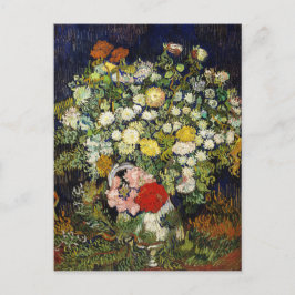 Bouquet van Flowers in een Vase door Vincent Van G Briefkaart