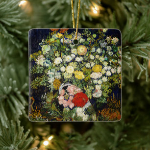 Bouquet van Flowers in een Vase door Vincent Van G Keramisch Ornament