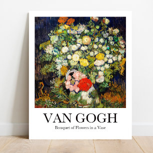Bouquet van Flowers in een Vase door Vincent van G Poster