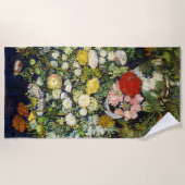 Bouquet van Flowers in een Vase door Vincent Van G Strandlaken (Voorkant)