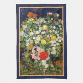 Bouquet van Flowers in een Vase door Vincent Van G Theedoek (Verticaal)