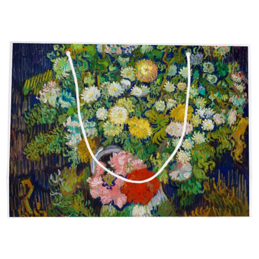 Bouquet van Flowers in een Vase, Van Gogh Groot Cadeauzakje (Achterkant)