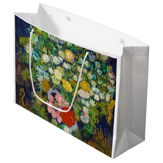Bouquet van Flowers in een Vase, Van Gogh Groot Cadeauzakje (Voorkant Gekanteld)