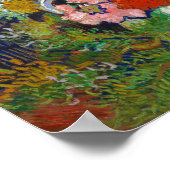 Bouquet van Flowers in een Vase, Van Gogh Poster (Hoek)
