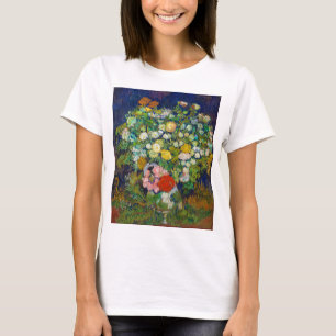 Bouquet van Flowers in een Vase, Van Gogh T-shirt