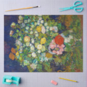 Bouquet van Flowers in een Vase, Van Gogh Tissuepapier (Craft)