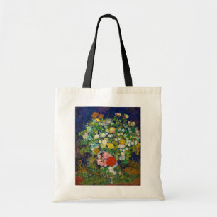 Bouquet van Flowers in een Vase, Van Gogh Tote Bag