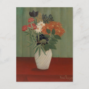 Bouquet van Flowers met China Asters en Tokyos Briefkaart