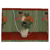 Bouquet van Flowers met China Asters en Tokyos Groot Cadeauzakje (Achterkant)