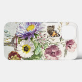 Bouquet van Flowers met een Butterfly Case-Mate iPhone Case (Achterkant (horizontaal))