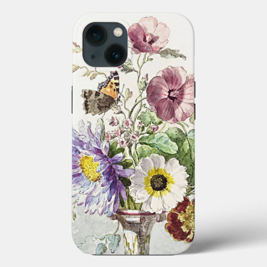 Bouquet van Flowers met een Butterfly Case-Mate iPhone Case (Achterkant)