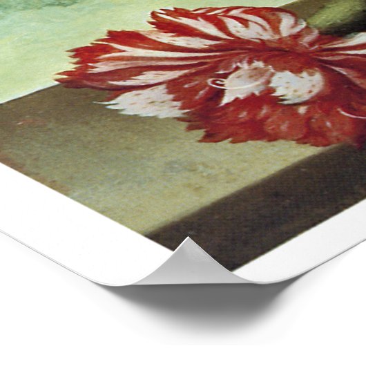 Bouquet van Flowers op een Ledge Poster (Hoek)