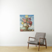 Bouquet van Flowers op een Ledge Wandkleed (In situ)