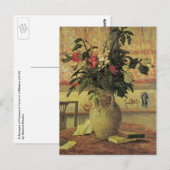 Bouquet van Flowers op Window van Maxine Maufra Briefkaart (Voorkant / Achterkant)