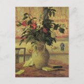 Bouquet van Flowers op Window van Maxine Maufra Briefkaart (Voorkant)
