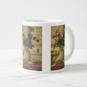 Bouquet van Flowers op Window van Maxine Maufra Grote Koffiekop (Voorkant rechts)