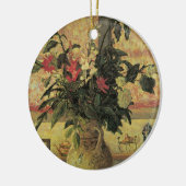 Bouquet van Flowers op Window van Maxine Maufra Keramisch Ornament (Links)