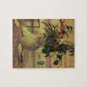 Bouquet van Flowers op Window van Maxine Maufra Legpuzzel (Horizontaal)
