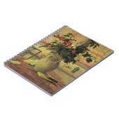 Bouquet van Flowers op Window van Maxine Maufra Notitieboek (Linkerzijde)