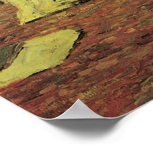 Bouquet van Flowers op Window van Maxine Maufra Poster (Hoek)