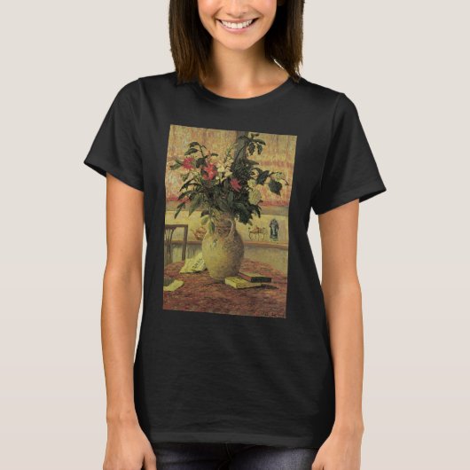 Bouquet van Flowers op Window van Maxine Maufra T-shirt (Voorkant)