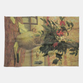 Bouquet van Flowers op Window van Maxine Maufra Theedoek (Horizontaal)