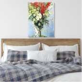 Bouquet van Gadiolas Canvas Afdruk (Insitu (Slaapkamer))