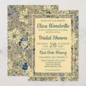 Bouquet van Gele Bloemen Kaart (Voorkant / Achterkant)