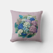 Bouquet van Hydrangeas Pink Blue Sierkussen (Voorkant)