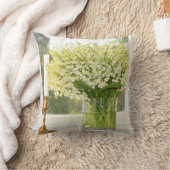 Bouquet van lentesbloemen lilies van de vallei kussen (Deken)