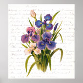  Bouquet van Lilacs - Tekst van Clara Balfour Poster (Voorkant)