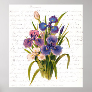  Bouquet van Lilacs - Tekst van Clara Balfour Poster