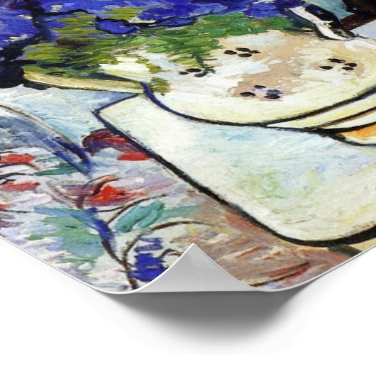 Bouquet van Parma Violets Suzanne Valadon Poster (Hoek)