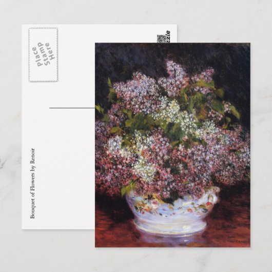 Bouquet van Renoir Briefkaart (Voorkant / Achterkant)